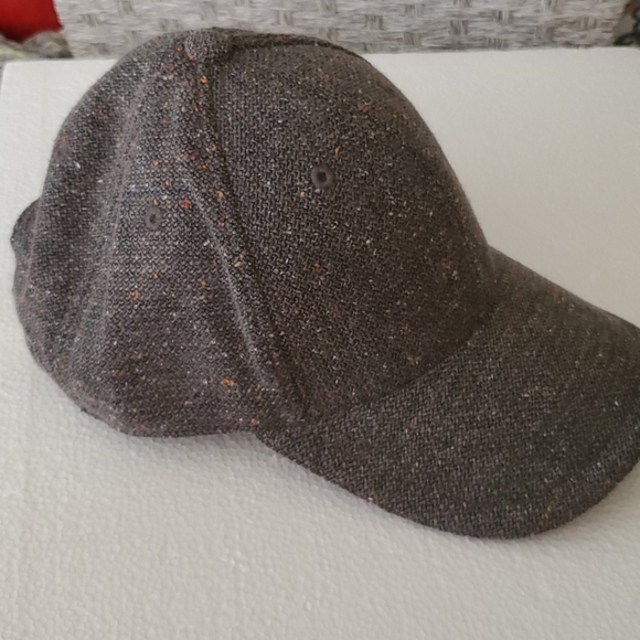 None Accessories - Vintage Tweed Fabric Cap~Mocha NWOT